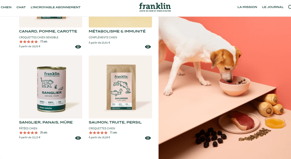 FRANKLIN PETFOOD Plainte fondée JDP