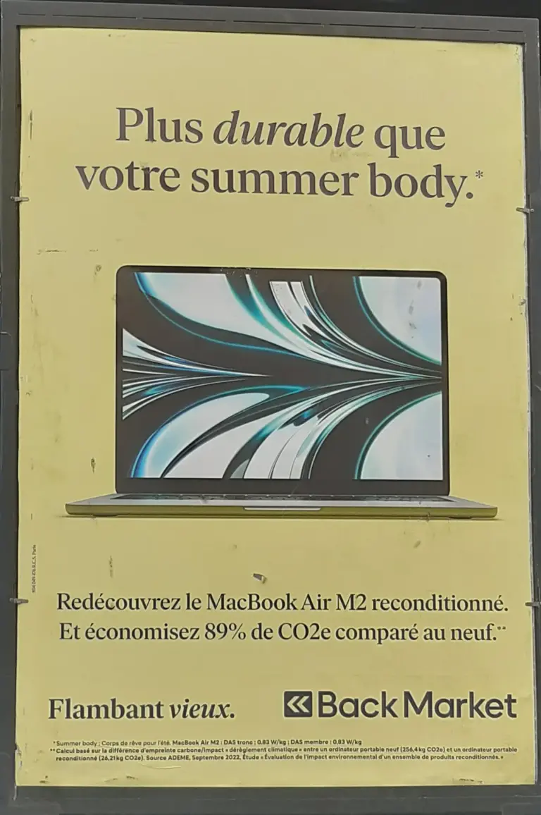 Publicité Back Market