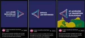 Publicité Ligne nouvelle du Sud-Ouest