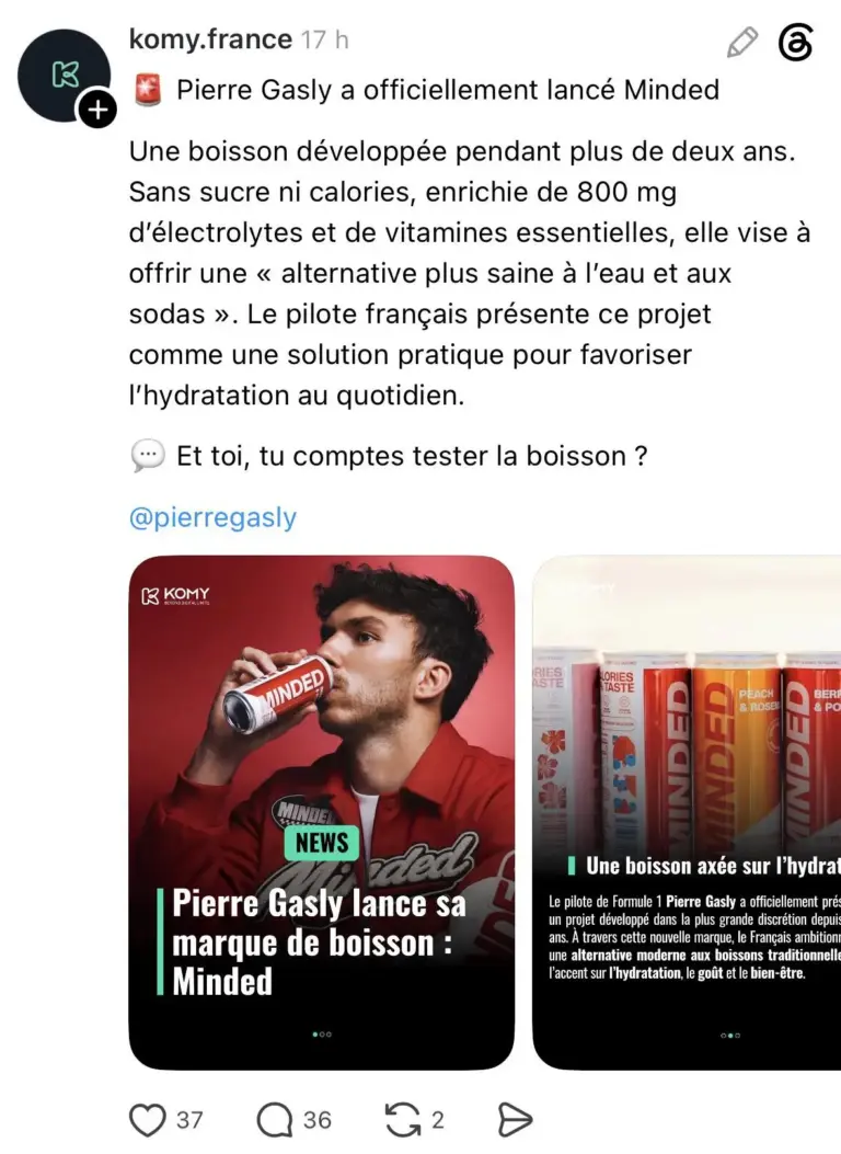 Publicité MINDED
