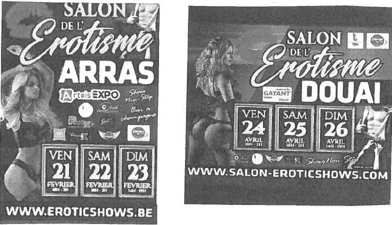Publicité Salon de l'érotisme