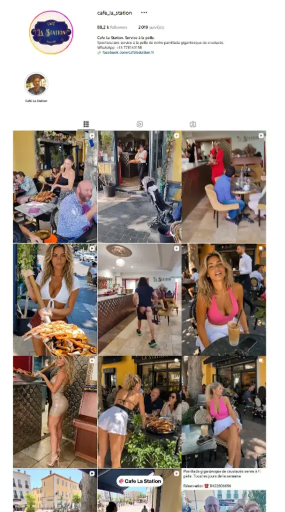 Publicité Café La Station